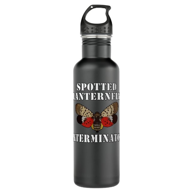 Spotted Lanternfly Exterminator 710 Ml Water Bottle (Front)