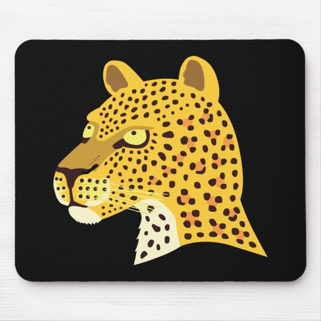 Spotted Leopard Mouse Pad (Front)