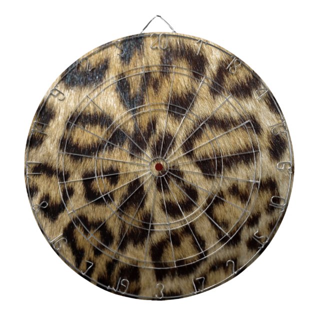 Spotted Leopard Skin Dartboard (Front)