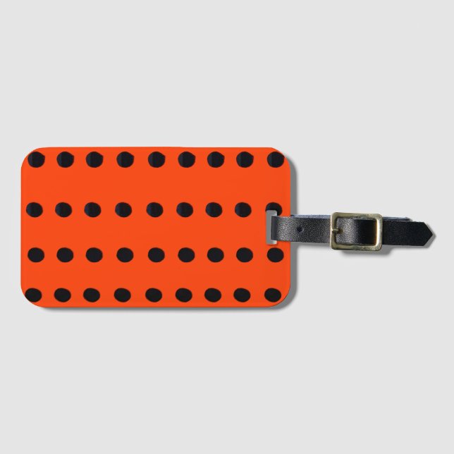 Spotted Luggage Tag (Front Horizontal)