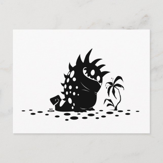 Spotted Monster Postcard (Front)
