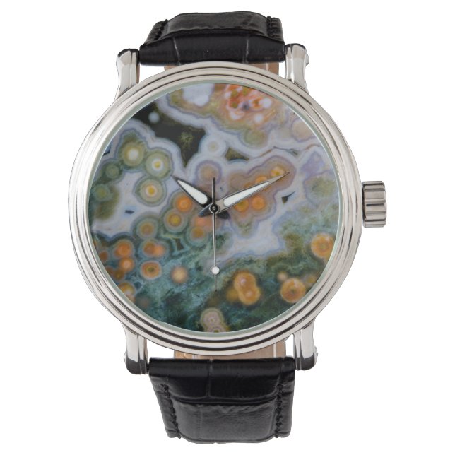 Spotted Ocean Jasper Watch (Front)