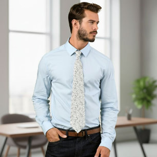 Spotted tie, white and black tie, modern wedding  tie