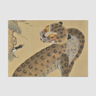 Spotted Tiger Minhwa with Magpie Tissue Paper
