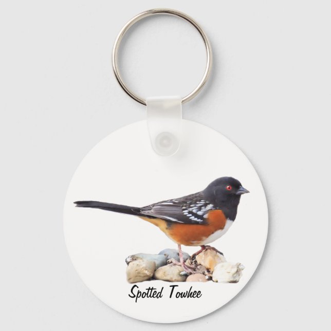 SPOTTED TOWHEE KEY RING (Front)