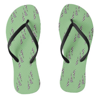 Spotted triangles Flip Flops