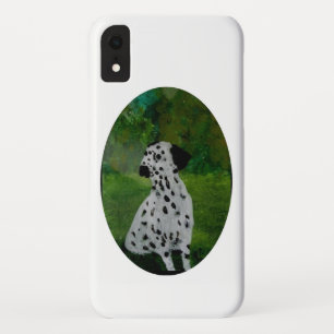 Spotty Dalmatian Dog Art iPhone XR Case