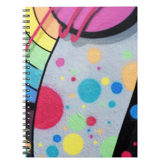 spotty graffiti notebook (Front)