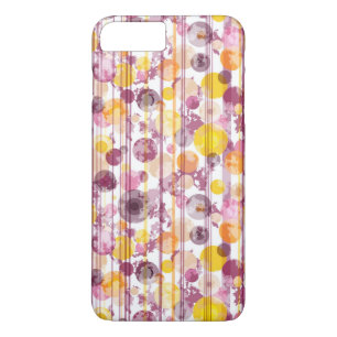 Spotty Striped White Pattern Case-Mate iPhone Case
