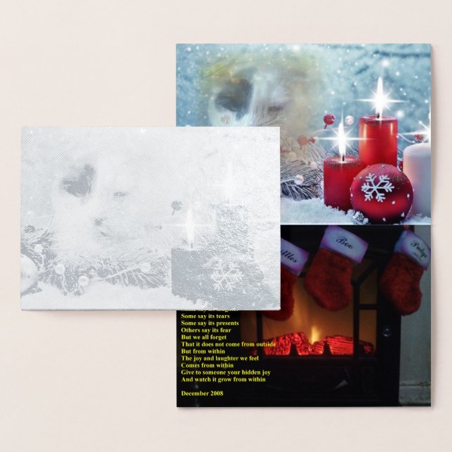 Spotty's Christmas Foil Card (Display)