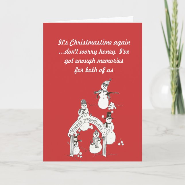 Spouse with Memory Loss Christmas Card (Front)