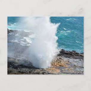 Spouting Horn in Kauai, Hawaii Postcard