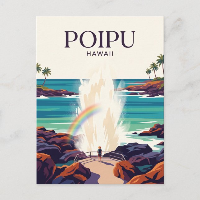 Spouting Horn USA Postcard (Front)