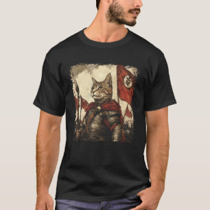 SPQR Empire Roman Legion cat Warrior Japanese Grap T-Shirt