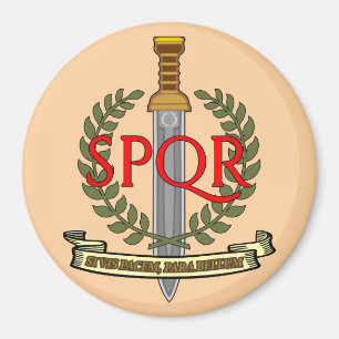 SPQR Gladius - Senatus Populusque Romanus Magnet
