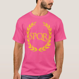 Spqr Purple I Senatus Populus Que Romanus T-Shirt
