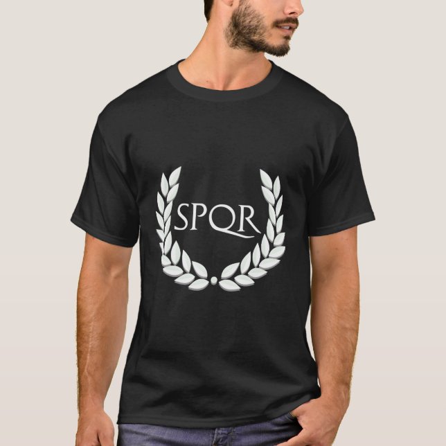 Spqr Roman Eagle Gift T-Shirt (Front)