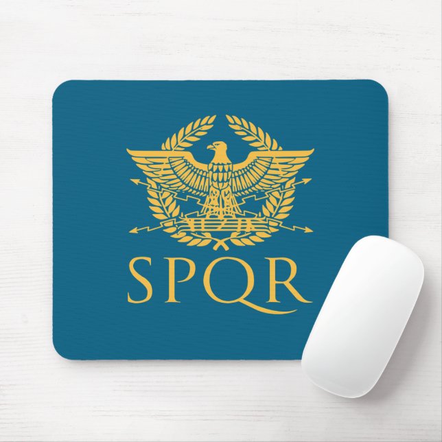 SPQR Roman Eagle Roman Empire Mouse Pad (With Mouse)
