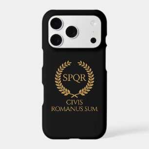 SPQR Roman Emblem – Civis Romanus Sum Laurel Crest