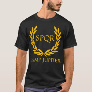 Spqr Senatus Populus Que Romanus Camp Jupiter T-Shirt