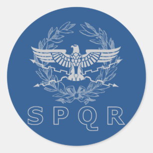 SPQR The Roman Empire Emblem Sticker