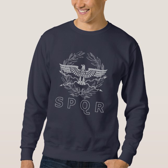 SPQR The Roman Empire Emblem Sweatshirt (Front)