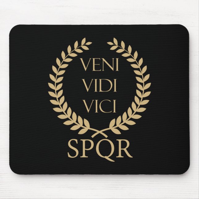 SPQR: Veni, Vidi, Vici Mouse Pad (Front)