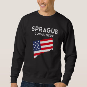 Sprague Connecticut USA State America Travel Conne Sweatshirt