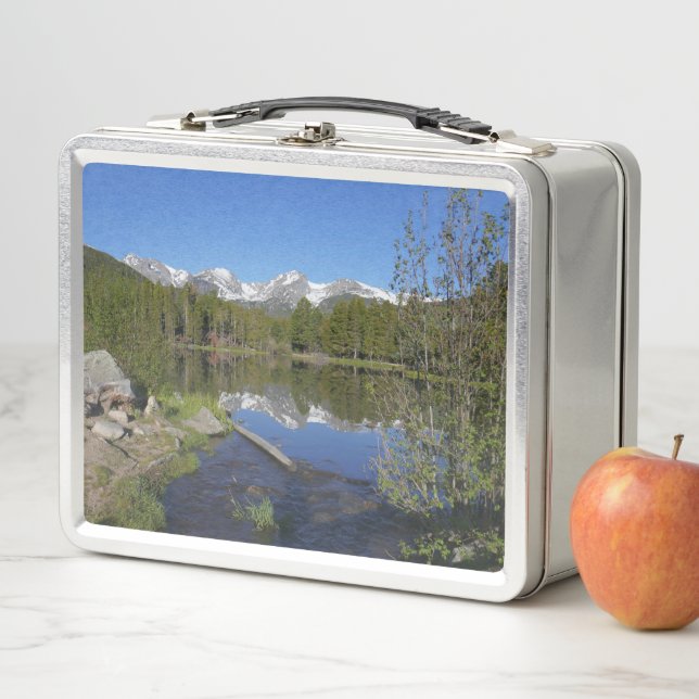 Sprague Lake II at Rocky Mountain National Park Metal Lunch Box (In Situ)