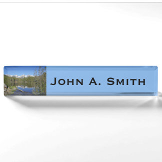 Sprague Lake II at Rocky Mountain National Park Nameplate