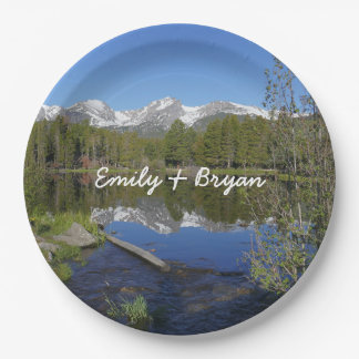 Sprague Lake II at Rocky Mountain National Park Paper Plate