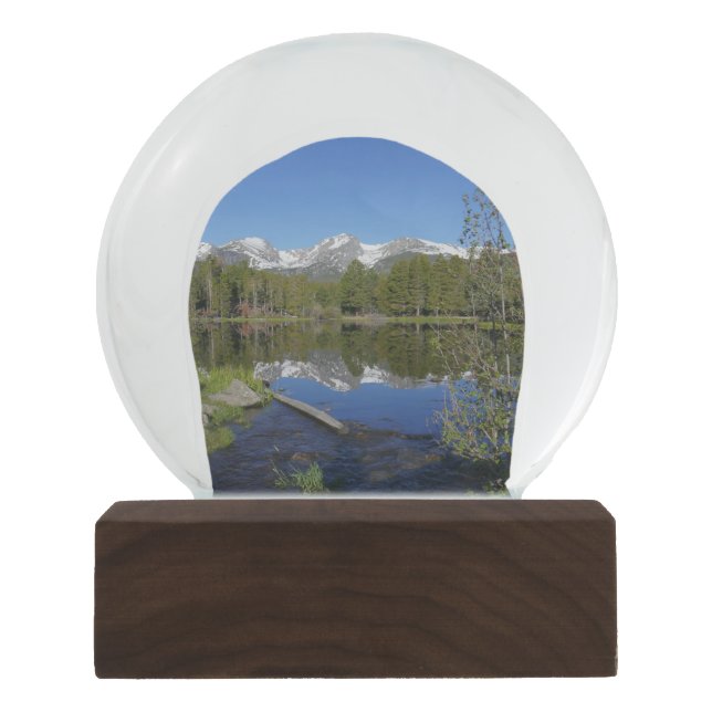 Sprague Lake II at Rocky Mountain National Park Snow Globe (Front)