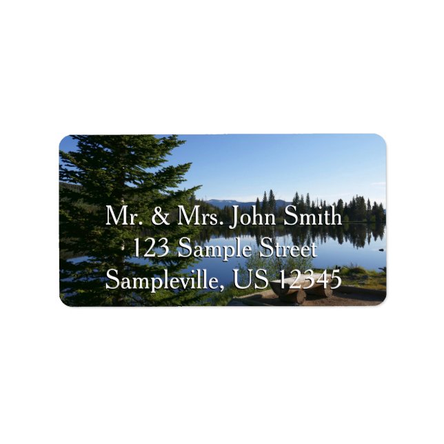 Sprague Lake View Label (Front)