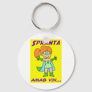 spranta esperanto amas vin key ring