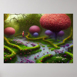 Sprawling Garden Poster