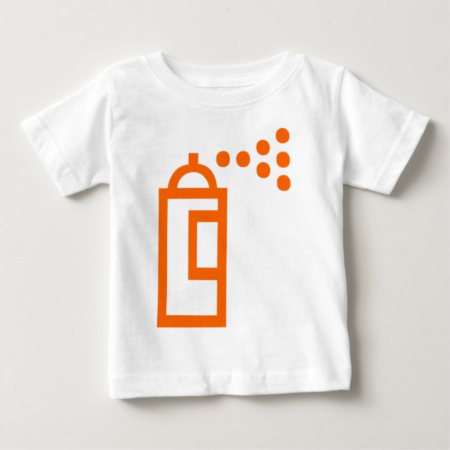 Spray Can Icon Baby T-Shirt (Front)