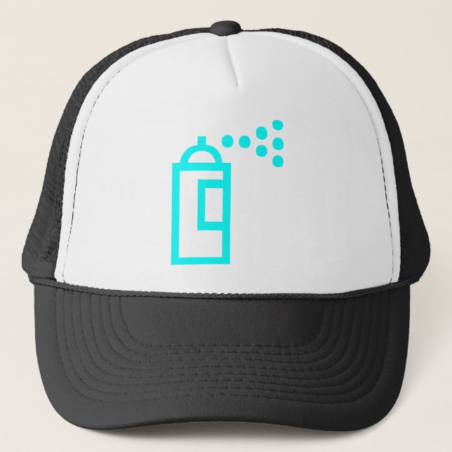 Spray Can Icon Trucker Hat (Front)