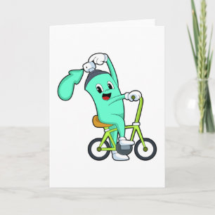 Spray can with Bicycle Card