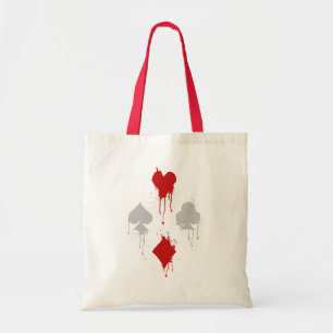 Spray Card Suits Tote Bag