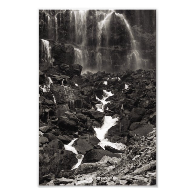 Spray Falls, WA Photo Print (Front)
