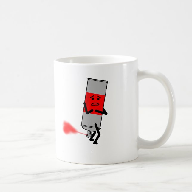 Spray Fart Paint Funny Mug (Right)