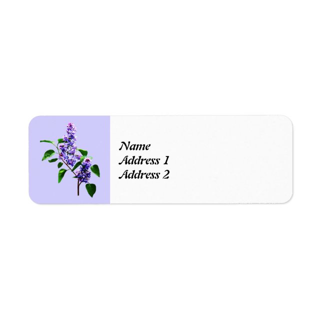 Spray of Lilacs Save the Date (Front)