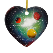 Spray Paint Art Space Galaxy Painting