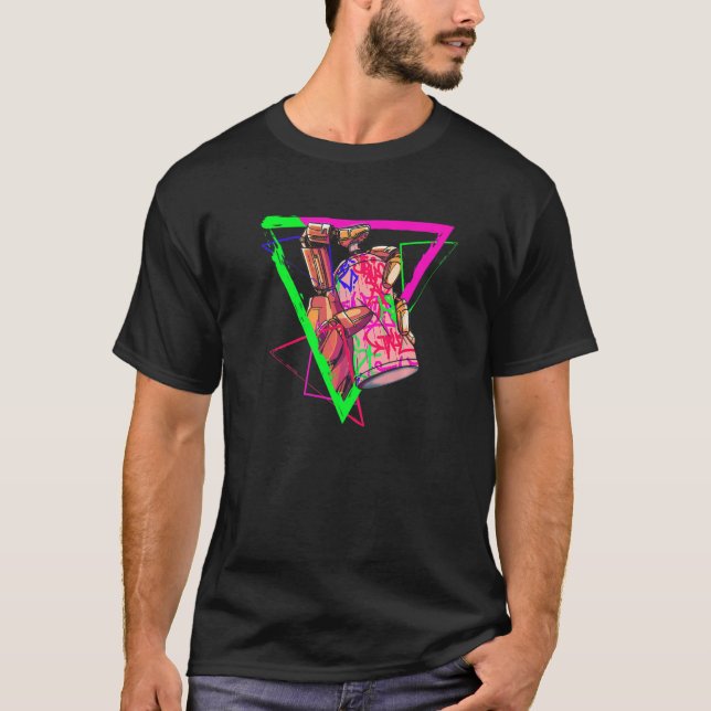 Spray Paint Graffiti Artist T-Shirt (Front)