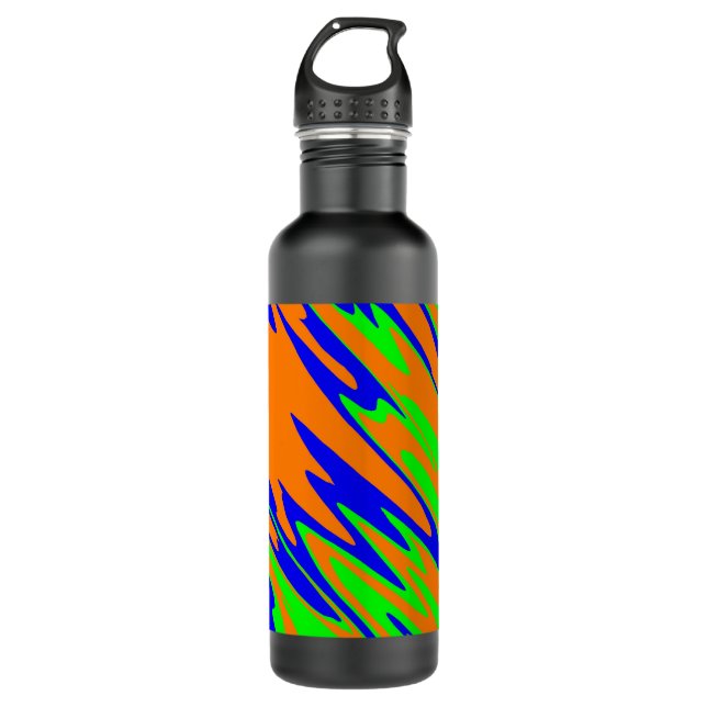 Spray Paint Orange Blue Lime 710 Ml Water Bottle (Front)