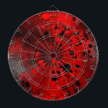 Spray Paint Splatter Effect  Dartboard<br><div class="desc">Fun Colorful Dartboard
A Messy spray paint design in red and black,  perfect gift for kids with a bold personality! Check my shop for lots more colors and patterns!</div>