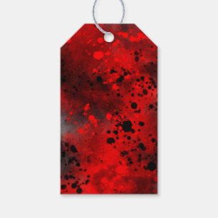 Spray Paint Splatter Effect Gift Tags