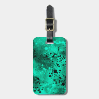 Spray Paint Splatter Effect Luggage Tag