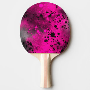 Spray Paint Splatter Effect Ping Pong Paddle