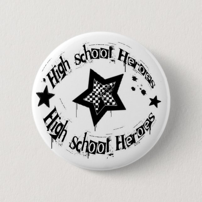 spray-star copy 6 cm round badge (Front)